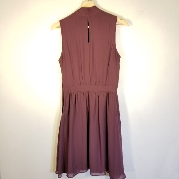 MODCLOTH Give it Timeless A-Line Aubergine Dress S - Picture 13 of 16